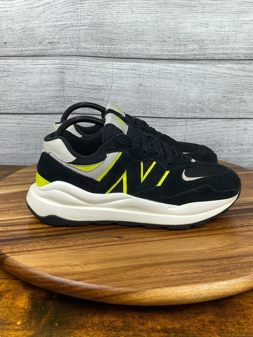 New Balance 57/40 Black Oyster Yellow Shoes W5740HL1 Women’s Sneaker Size 8